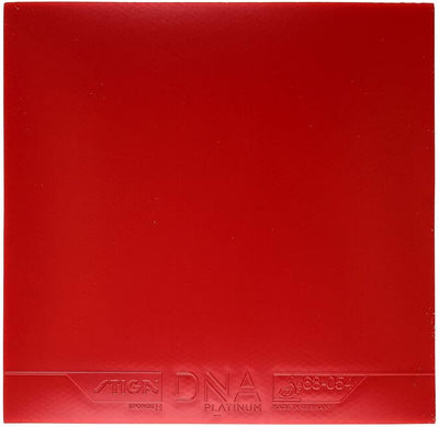 Stiga Unisex-Adult DNA Platinum H Tischtennisbelag 2.3 Rot, 2.3 Rot