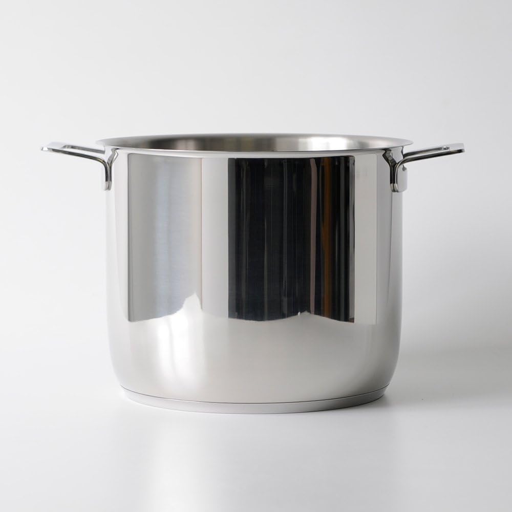 Alessi "POTS & PANS" Topf aus Edelstahl, Silber 24 cm, 24 cm