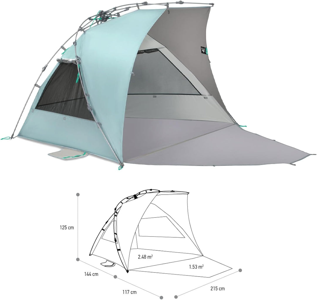 Terra Nation Strandmuschel Reka Kohu Plus rPET, blau