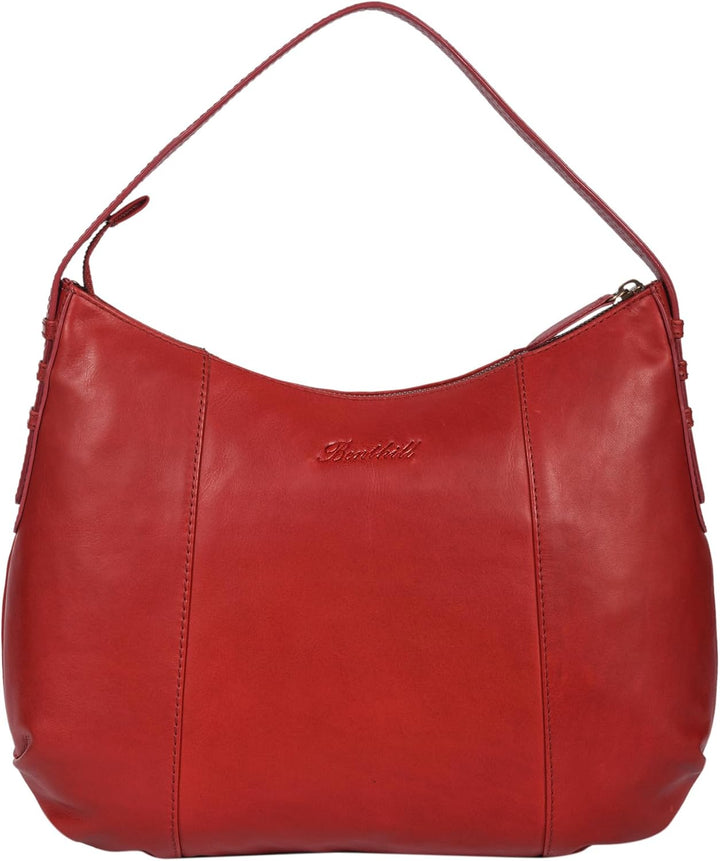 Benthill Schultertasche Damen Echt Leder | Henkeltasche aus hochwertigem Rindsleder | Kleine Vintage