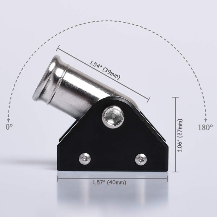 EASYANT Mini Schreibtisch Metallkanone, aus Edelstahl, CNC-gefertigtes Mini-Kanonenmodell Schwarz, S