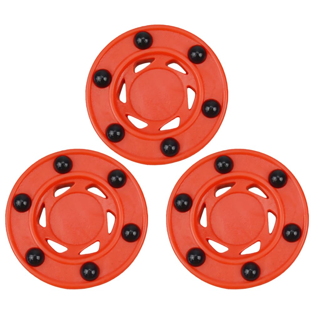 BESPORTBLE 3 Stück Rollhockeyspiel Puck Inline Hockey Strassenhockey Puck Indoor Outdoor Boden Hocke