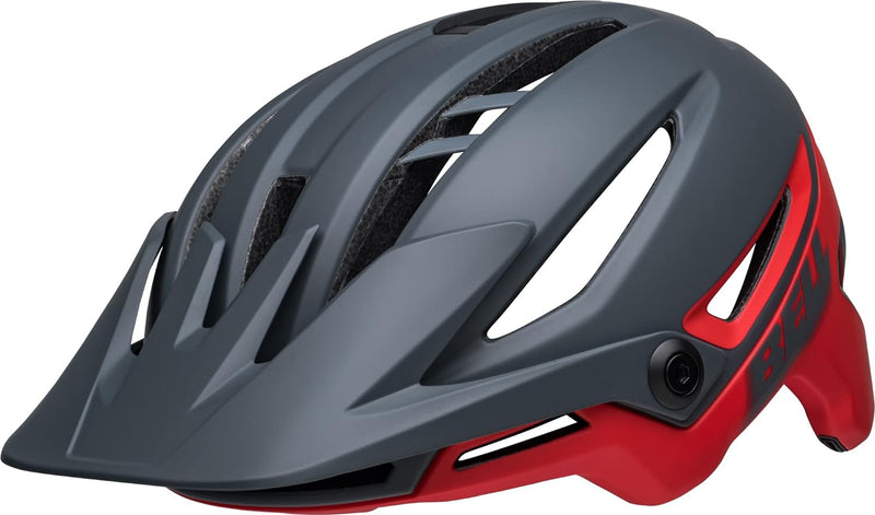 BELL Sixer MIPS MTB Fahrrad Helm matt grau/rot 2022, M