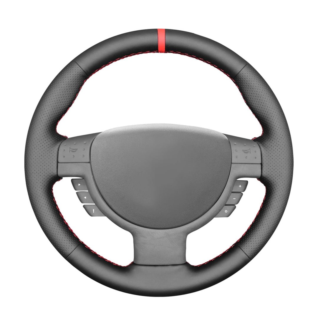 MEWANT Lenkradbezug für Opel Corsa C/Combo C Lenkradhülle aus Kunstleder Mikrofaser Leder per Hand N