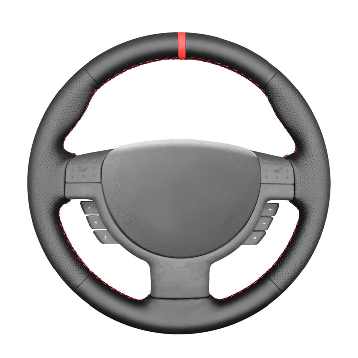 MEWANT Lenkradbezug für Opel Corsa C/Combo C Lenkradhülle aus Kunstleder Mikrofaser Leder per Hand N
