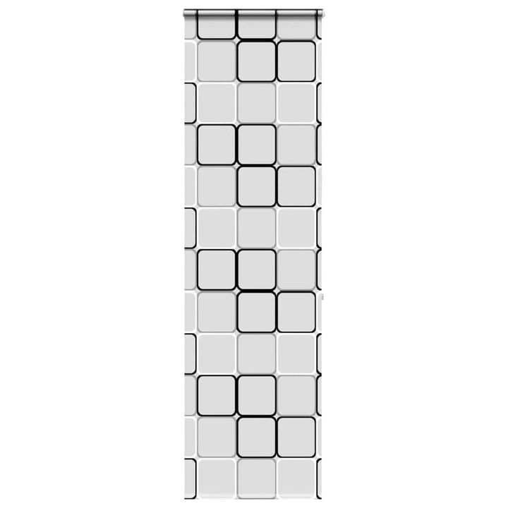 vidaXL Duschrollo mit Kassette 80x240 cm Stoffbreite 76 cm, Duschvorhang, Badewannenvorhang, Seitenz