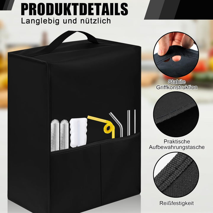 KASURE Slushi Maschine Abdeckung, 48 x 20 x 43 cm Staubschutz für Eis- und Soft-Serviermaschine Slus