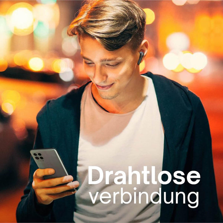 Motorola Sound Moto Buds 085 - Kabellose Ohrhörer In-Ear-Kopfhörer - 15 Stunden Betriebszeit - Kompa