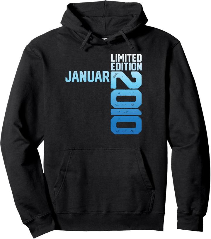 13th Birthday Man 13 Years January Limited Edition 2010 Pullover Hoodie