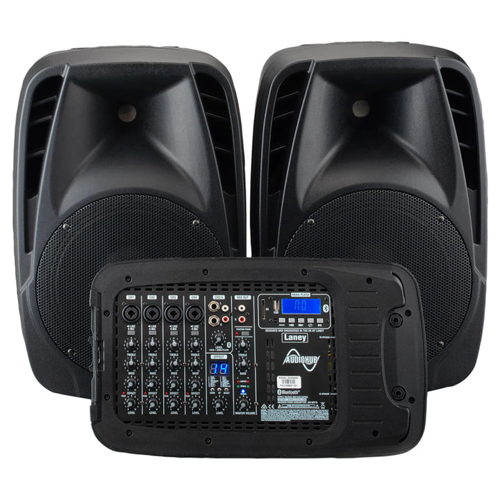 Laney AUDIOHUB Series AH2500D - Portable PA system - 2x500W - 6 channels Bluetooth and FX - 2 mics i