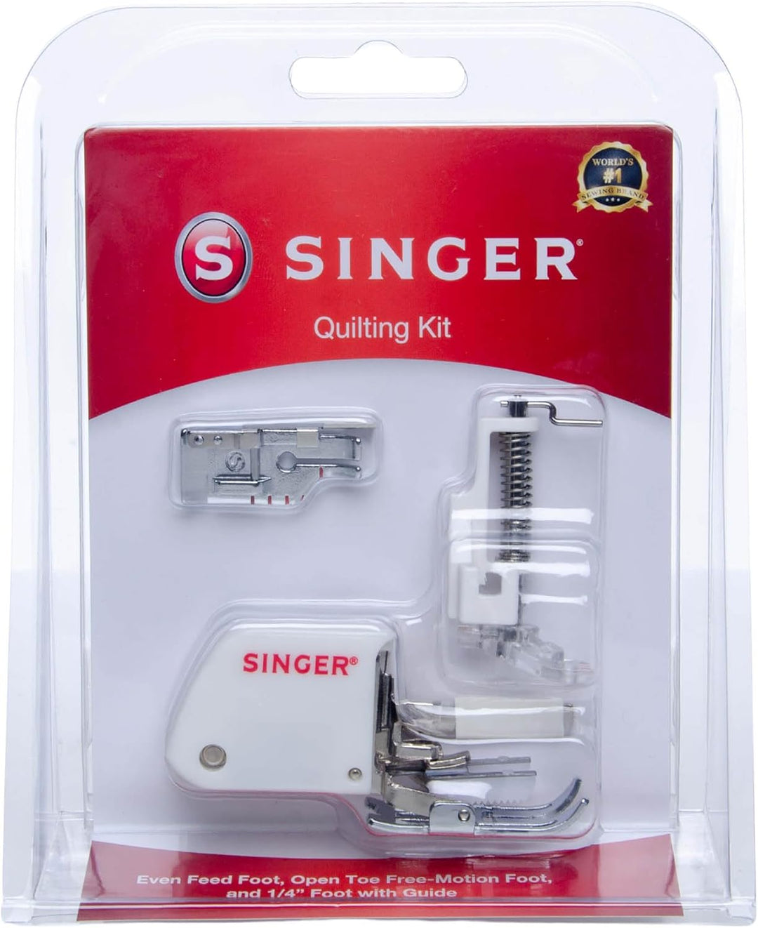 Quilt-Nähfuss-Set, Silber, Nähfuss-Set