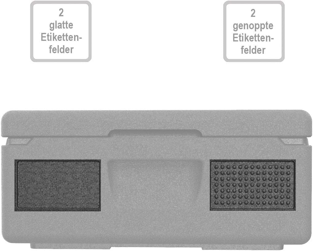 Thermobox Expert GN 1/1 21-46L – Stabiler Boden-Deckel-Konstruktion, glatter Innenfläche, Styroporbo