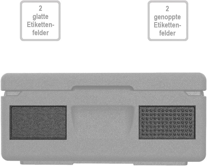 Thermobox Expert GN 1/1 21-46L – Stabiler Boden-Deckel-Konstruktion, glatter Innenfläche, Styroporbo