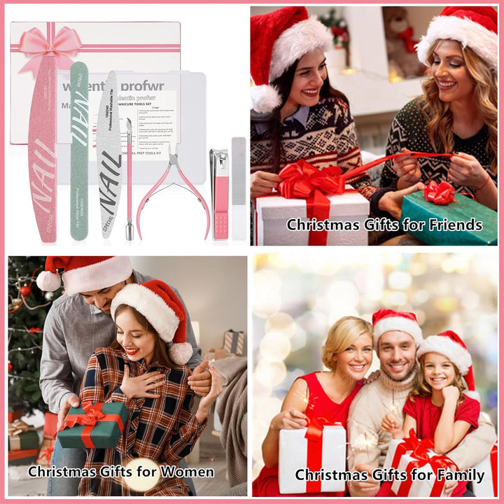 Maniküre Set Frauen Nagel Kit für Frauen Nagelfeilen Kit Maniküre Werkzeuge Nagelpflege Kit mit Nage