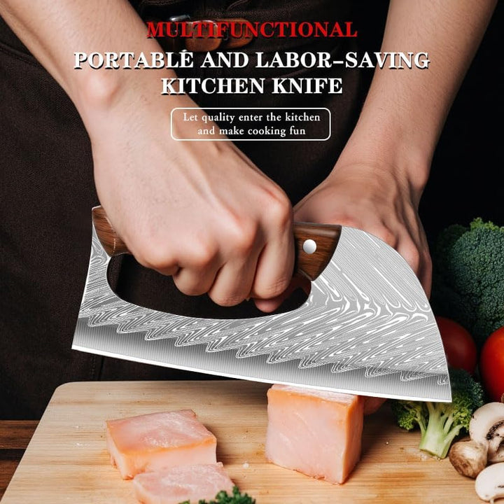 Arbeitssparendes Fleischerbeil für die Küche, Mehrzweck-Küchenmesser, scharfes Metzgermesser, Küchen