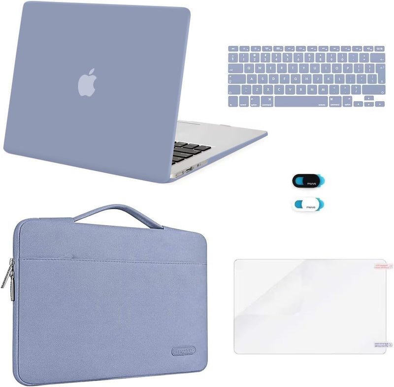 MOSISO Hülle Kompatibel mit MacBook Air 13 Zoll A1369 A1466 2010-2017 Release,Plastik Hartschale&Akt