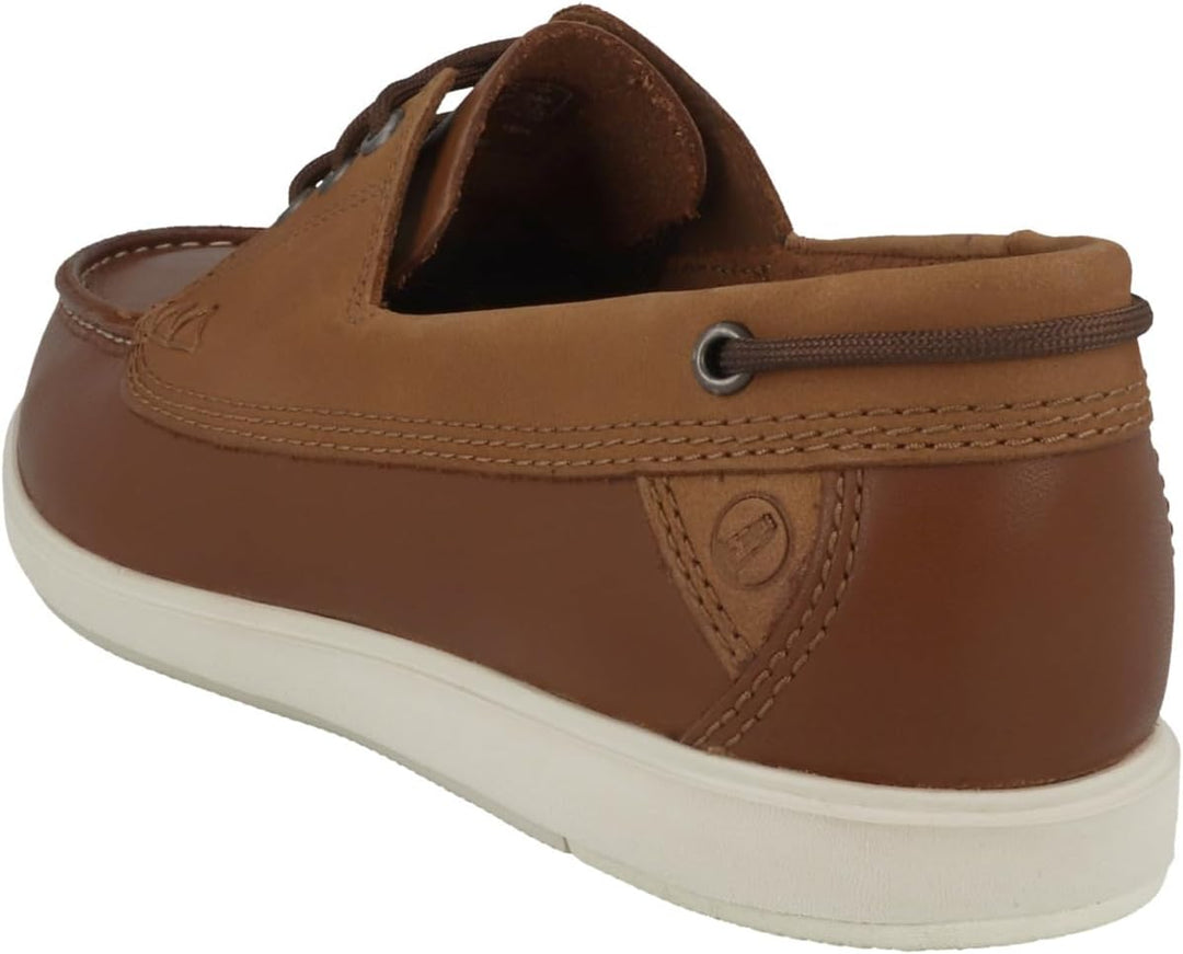 Clarks Herren Bratton BoatBoat Shoe 39.5 EU Dark Tan Lea, 39.5 EU Dark Tan Lea