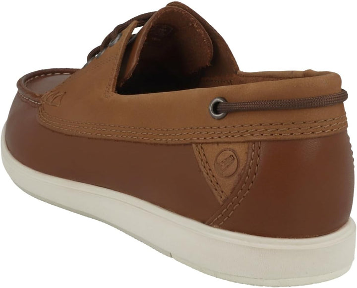 Clarks Herren Bratton BoatBoat Shoe 39.5 EU Dark Tan Lea, 39.5 EU Dark Tan Lea