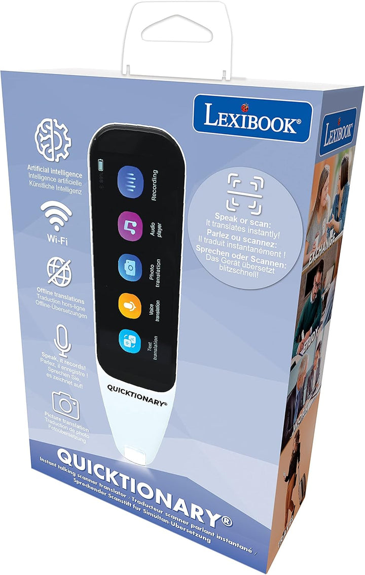 Lexibook, Quicktionary, 112 Sprachen Sofort, Foto, Scan & Mündlich, Profi & Reise Mehrsprachiger spr