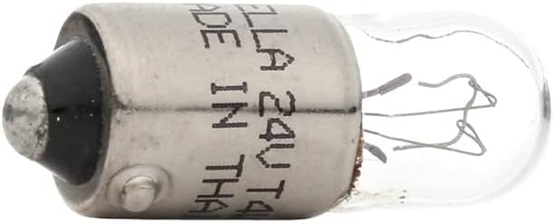 HELLA - Halogen-Hauptscheinwerfer - 24/12V - rund - Einbau - gehärtete Streuscheibe - Stecker: Flach