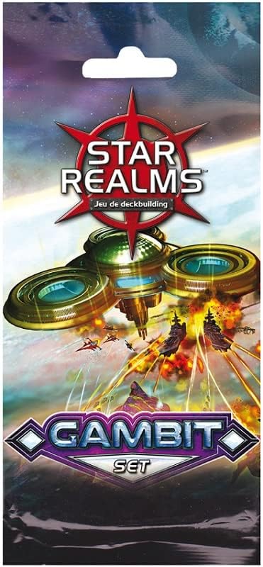 Set Star Realms Französische Version Grenzen + Gambit Set + Cosmic Gambit + Booster Scenario + 1 Fla