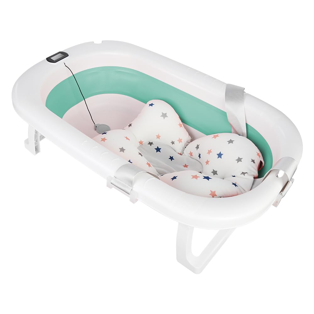 Faltbare Babywanne, Babybadewanne Babywanne Reisedusche Badebecken Duschwanne für Neugeborene &amp; Klei