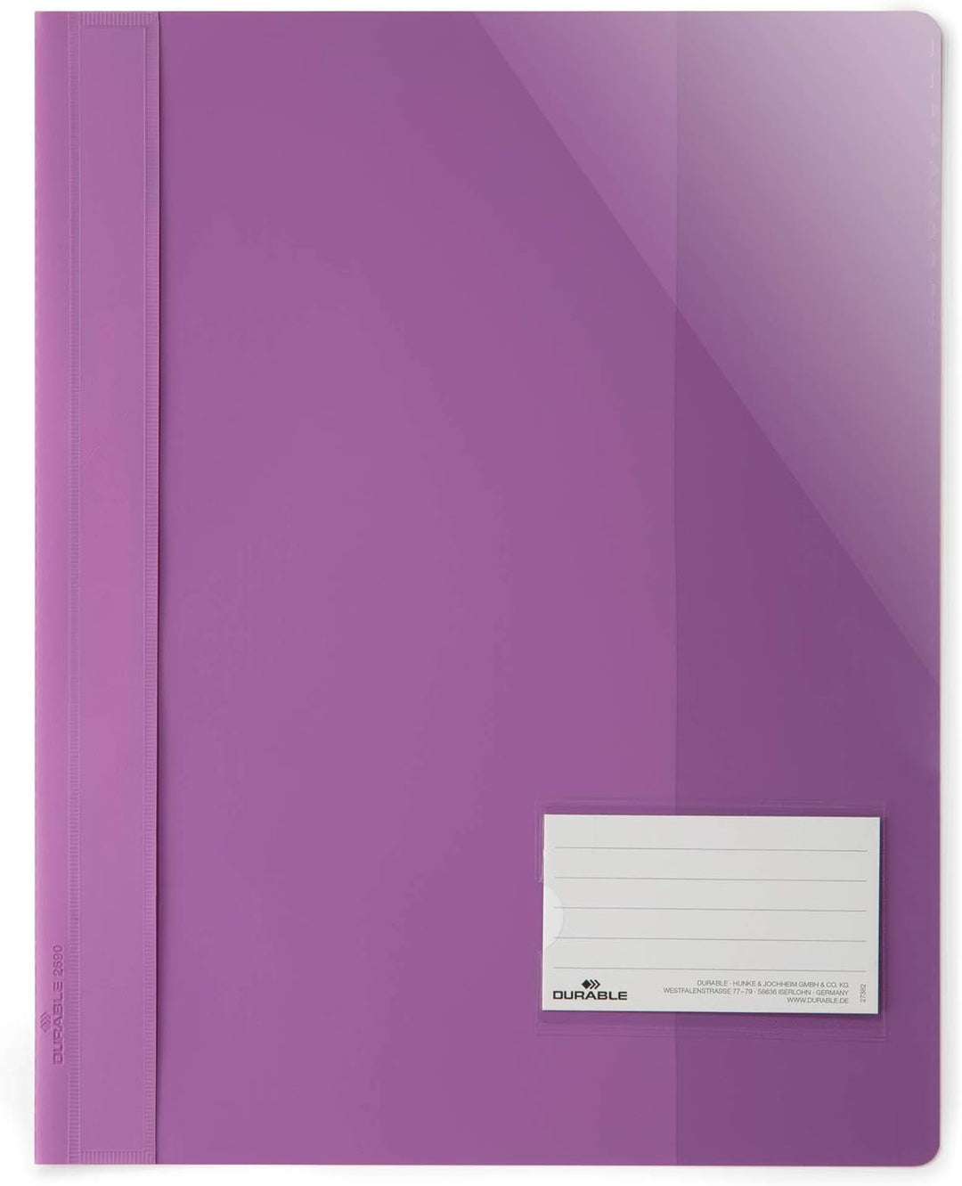 Durable Sichthefter für Din A4, Überbreite, lila, 25er Packung, 269012, lila