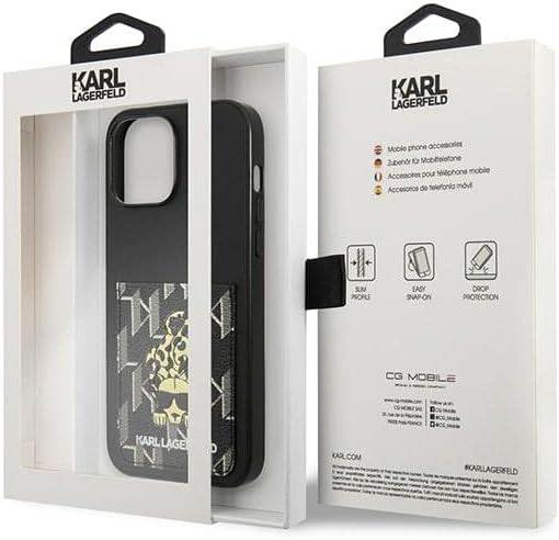 KARL LAGERFELD KLHCP13XCANCNK Hülle für iPhone 13 Pro Max 6,7" hardcase Schwarz