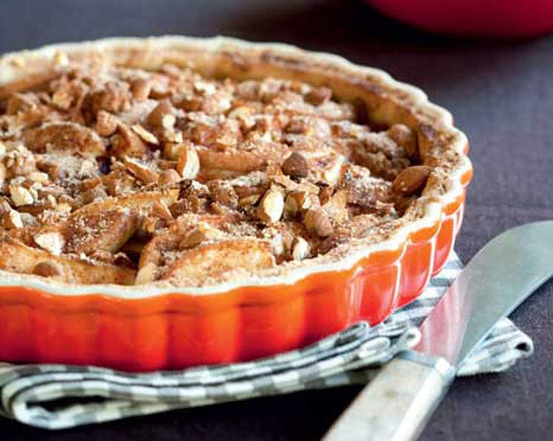 Le Creuset Tarte-Form, Ø 28 cm, Steinzeug, Ofenrot 28 cm Ofenrot, 28 cm Ofenrot