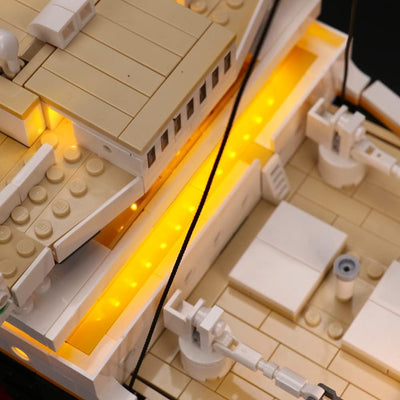 LED-Beleuchtung für Lego Creator Expert Titanic-Bauset 10294 (kein Lego enthalten, nur Dekorationsli