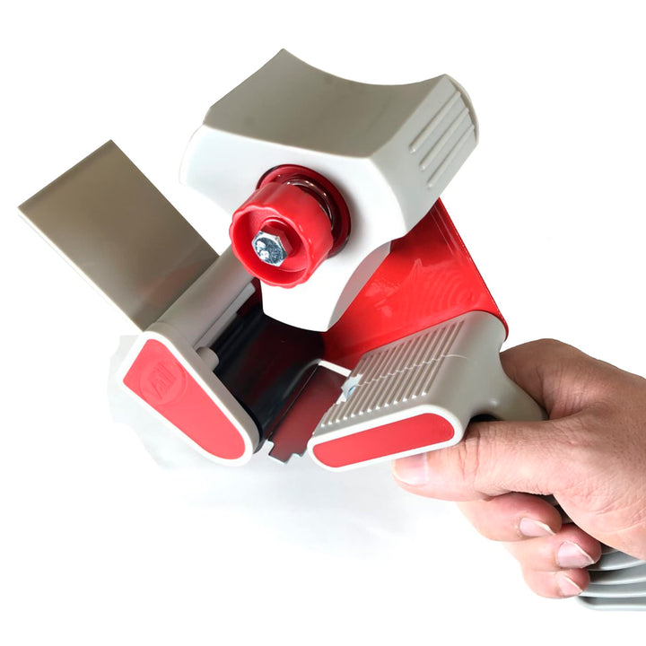 Handabroller | Professioneller, robuster Abroller für Klebebänder | Für Paketbänder mit bis zu 50 mm