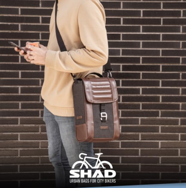 SHAD Bikes - Lenkertasche Fahrrad KLICKfix 8L - Retro Lenkertasche wasserdicht & kompakt - Fahrradle