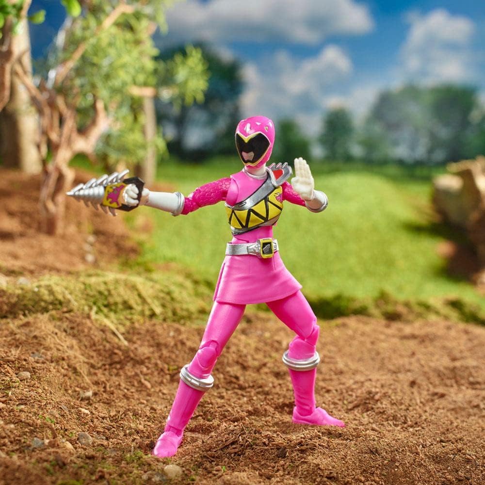 Power Rangers F4505 Figura Lightning Collection Pink Ranger Does not Apply Dino Charge PRG Narrator,