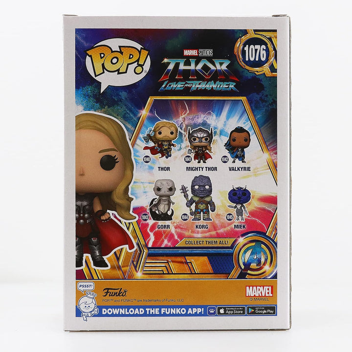 POP! Thor Love and Thunder: Mighty Thor Without Helmet (Marvel) Special Edition (Metallic)