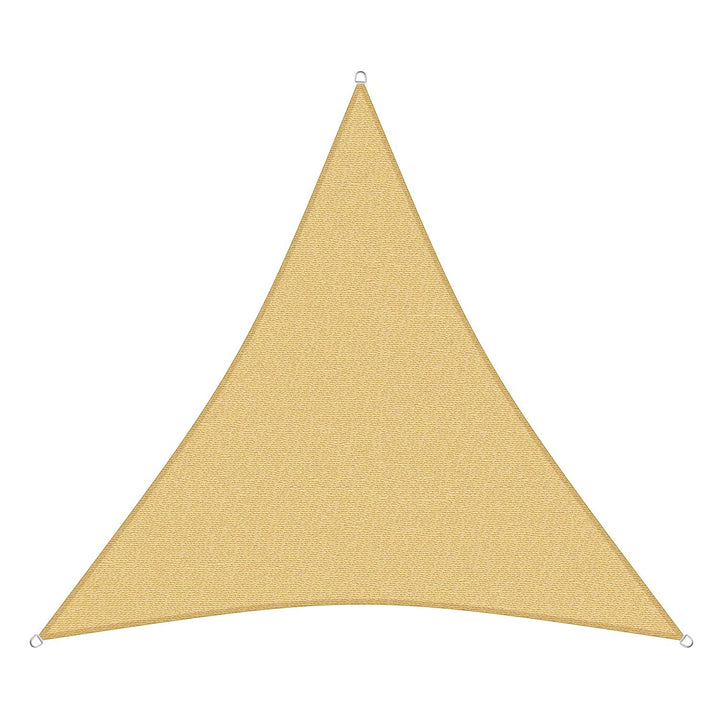 sunprotect 83493 Professional Sonnensegel, 2 x 2 x 2 m, Dreieck, Wind- & wasserdurchlässig, beige 2