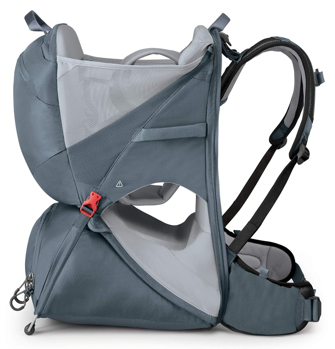 Osprey Poco LT Kindertragerucksack zum Wandern, unisex Tungsten Grey O/S, Tungsten Grey