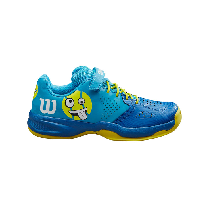 Wilson Unisex Kinder KAOS Emo Sneaker 27 1/3 EU Vivid Blue Classic Blue Sulphur Spr, 27 1/3 EU Vivid