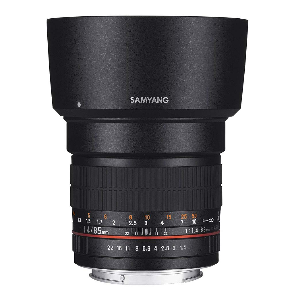 SAMYANG MF 85mm F1.4 AS IF UMC für Fuji X – Vollformat Portrait Objektiv für K-Mount, geeignet für F