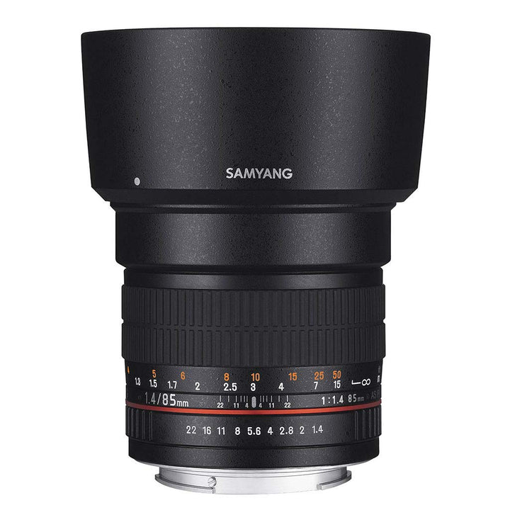 SAMYANG MF 85mm F1.4 AS IF UMC für Fuji X – Vollformat Portrait Objektiv für K-Mount, geeignet für F
