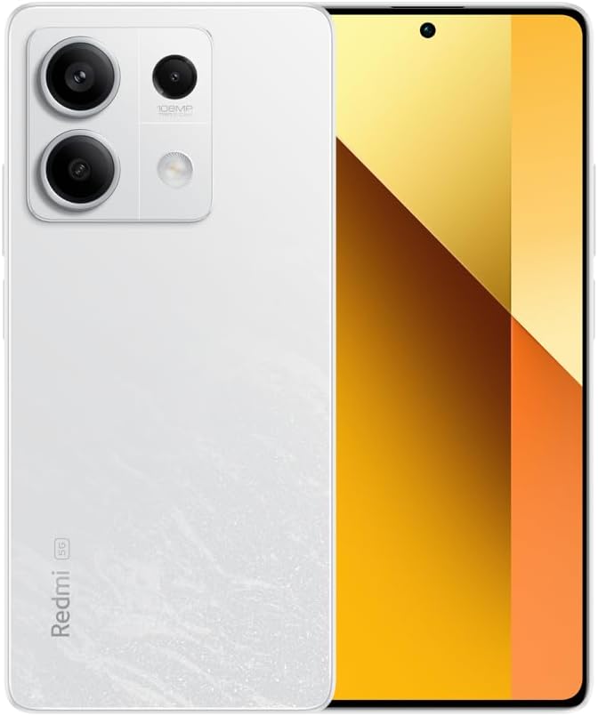 Xiaomi Redmi Note 13 5G 6GB+128GB Handy ohne Vertrag, White (DE Version + 2 Jahre Garantie) White 6+