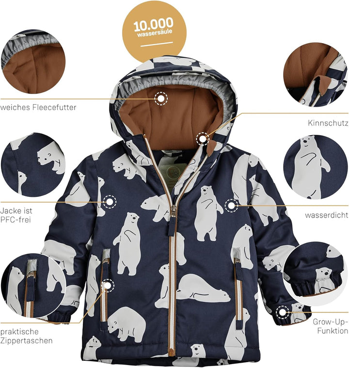 first instinct by killtec Unisex Fisw 30 Mns Ski Jckt Skijacke wasserdicht/Funktionsjacke mit Kapuze