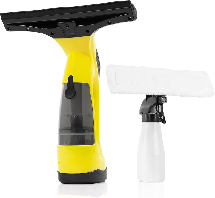 STREND PRO Akku Fenstersauger für PERFECT Fenster Putzen | Fensterreiniger Elektrisch mit Sprühflasc