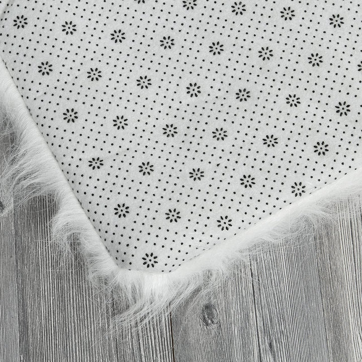 CanadianCat Company | Plüschmatte - Fensterliege | weiss | ca. 115 cm x 25 cm - Katzen Kuschelmatte
