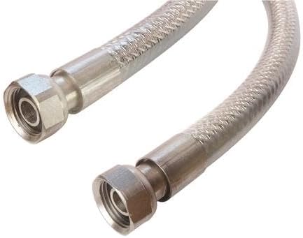 Somatherm B606-20 Schlauch aus Edelstahl für Erdgas, 2,0 m, Grau