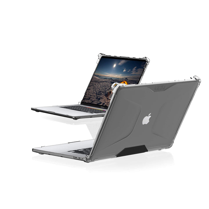 Urban Armor Gear Plyo Hülle für das Apple MacBook Pro 16" - transparent [Sturzfest, Lüftungsschlitza
