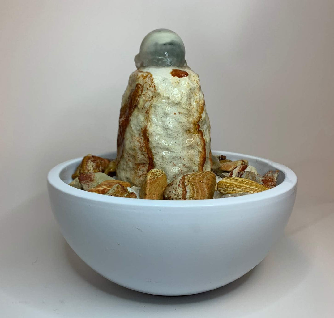 Zimmerbrunnen Kugelbrunnen Salzburg (Schalenfarbe: Weiss)