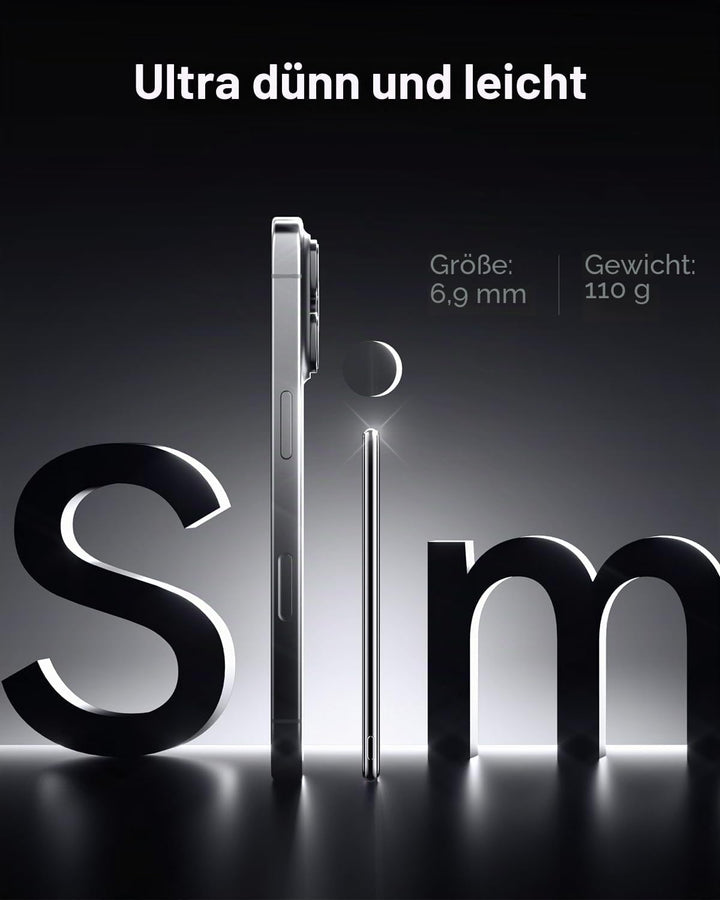 Power Bank Ultra Slim,MagSafe PowerBank 5000mAh 6.9mm,PD20W Kleine Powerbank Magnetische Wireless Ex