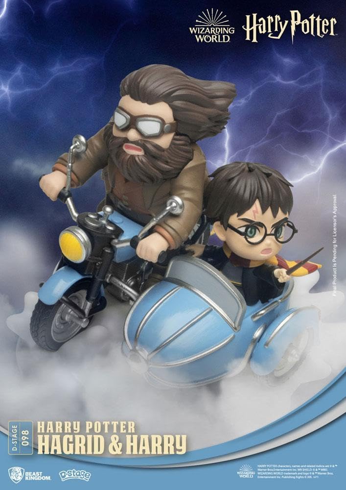Beast Kingdom Harry Potter D-Stage PVC Diorama Hagrid & Harry New Version 15 cm