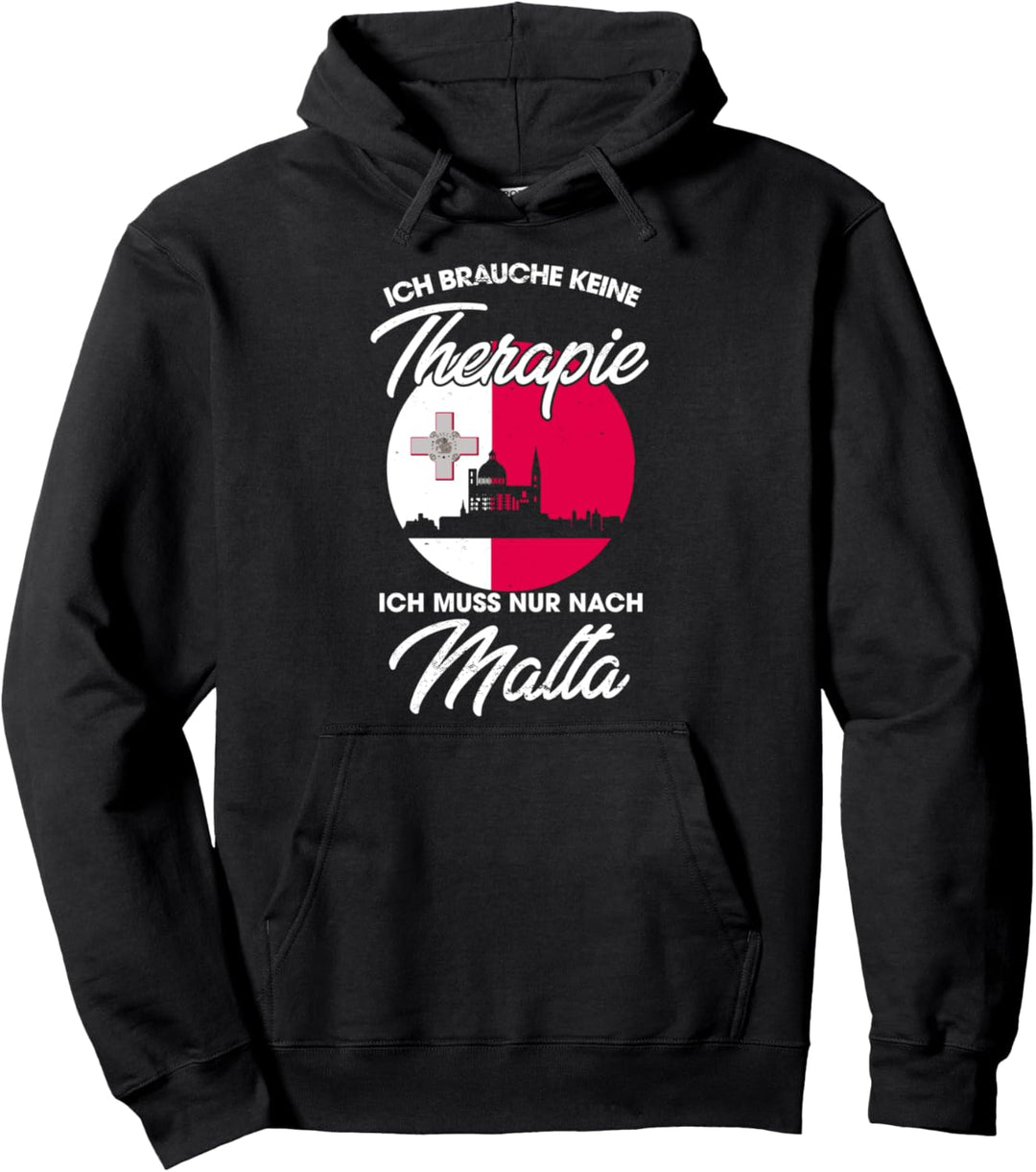 Maltesische Flagge I Malta Urlaub I Malta Pullover Hoodie