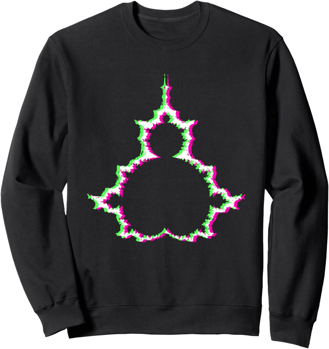 Psychodelische Mandelbrotmenge - Abstraktes Apfelmännchen Sweatshirt